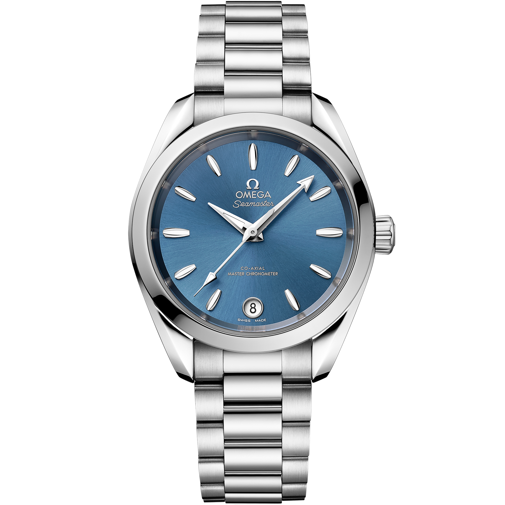 海马系列AQUA TERRA SHADES腕表 34毫米, 精钢表壳 搭配 精钢表链 - 220.10.34.20.03.002 - 影像 1