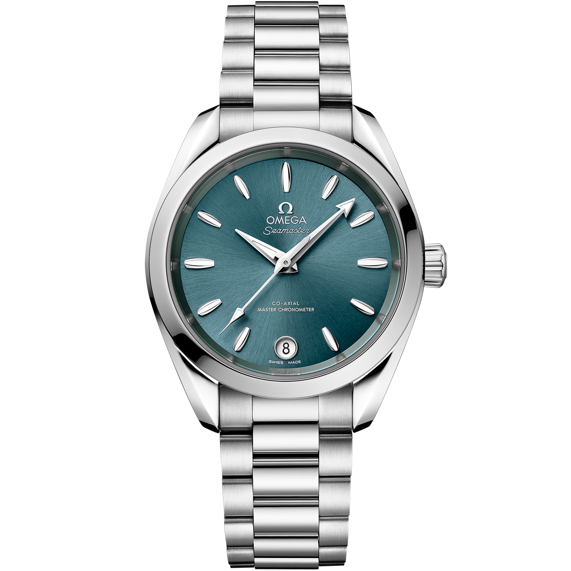 海马系列AQUA TERRA SHADES腕表 34毫米, 精钢表壳 搭配 精钢表链 - 220.10.34.20.10.001 - 影像 1
