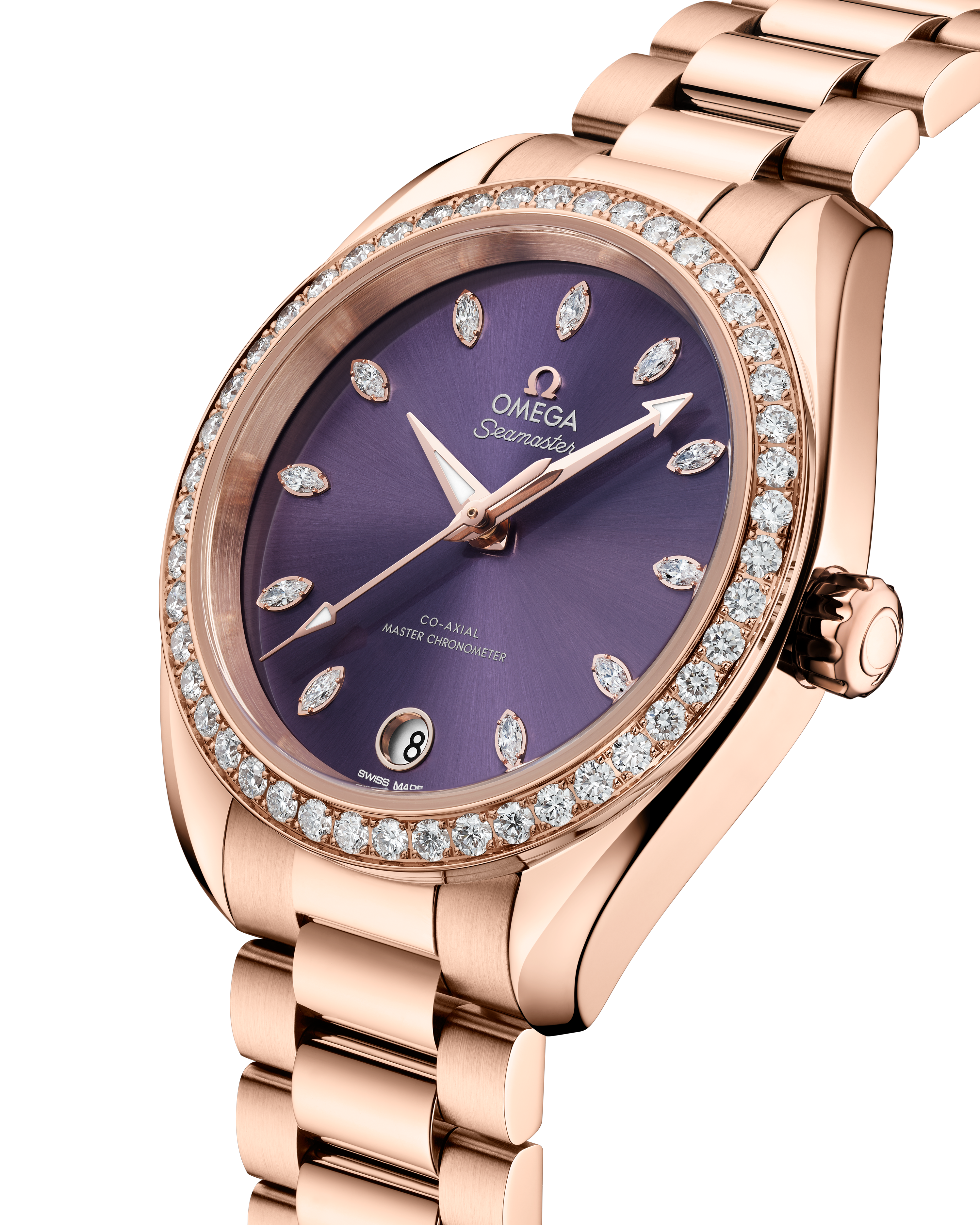 海马系列AQUA TERRA SHADES腕表 34毫米, Sedna™ 18k金表壳 搭配 Sedna™ 18k金表链 - 220.55.34.20.60.001 - 影像 3