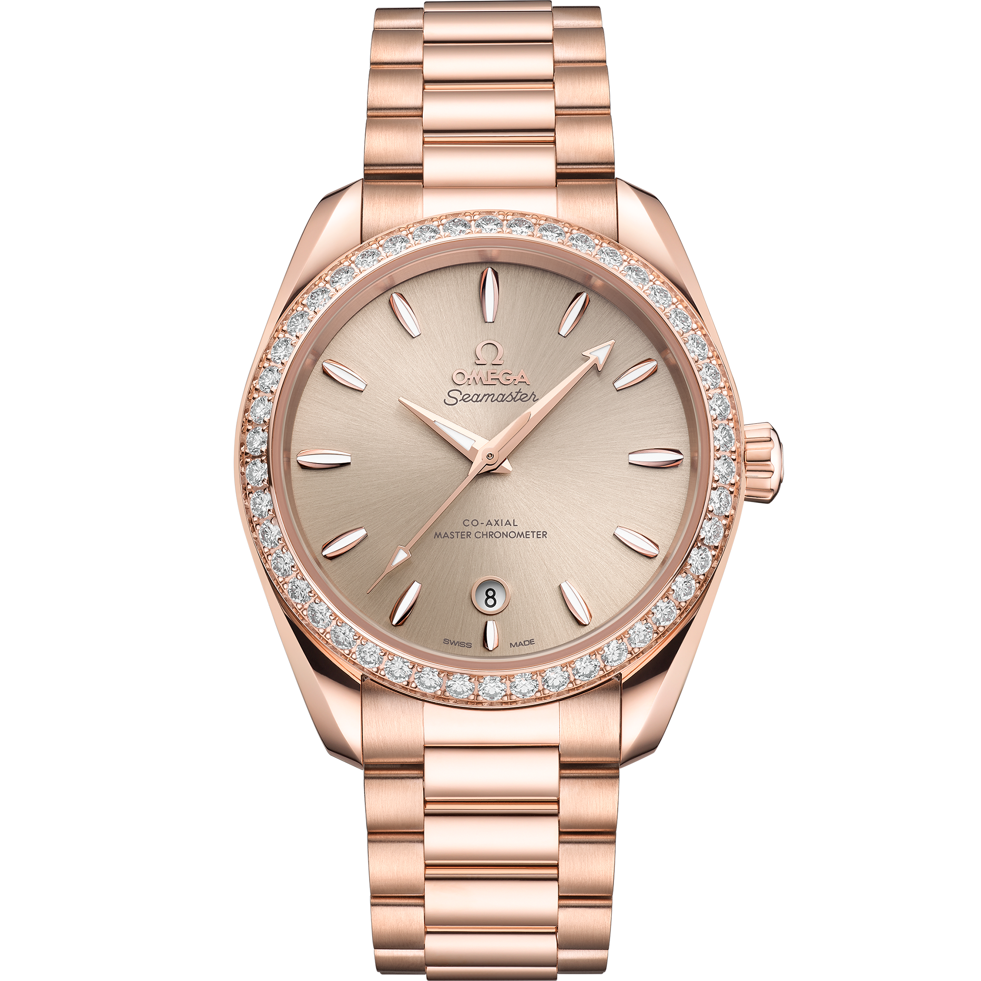 海马系列AQUA TERRA SHADES腕表 38毫米, Sedna™ 18k金表壳 搭配 Sedna™ 18k金表链 - 220.55.38.20.09.001 - 影像 1