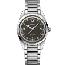 海马系列 欧米茄铁霸<span class="nowrap">腕表</span> 38毫米, 精钢表壳 搭配 精钢表链 - 22010382001002