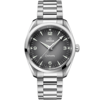 海马系列 欧米茄铁霸<span class="nowrap">腕表</span> 38毫米, 精钢表壳 搭配 精钢表链 - 23510382006001