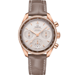 超霸<span class="nowrap">系列</span> 38毫米, Sedna™ 18k金表壳 搭配 皮表带 - 32468385002003