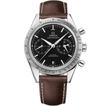 超霸<span class="nowrap">系列</span> 41.5毫米, 精钢表壳 搭配 皮表带 - 33112425101001