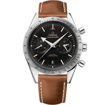 超霸<span class="nowrap">系列</span> 41.5毫米, 精钢表壳 搭配 皮表带 - 33112425101002