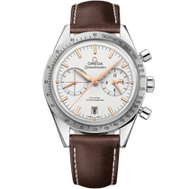 超霸<span class="nowrap">系列</span> 41.5毫米, 精钢表壳 搭配 皮表带 - 33112425102002