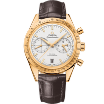 超霸<span class="nowrap">系列</span> 41.5毫米, 黄色18 k金表壳 搭配 皮表带 - 33153425102001