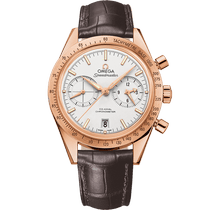 超霸<span class="nowrap">系列</span> 41.5毫米, 红色k金表壳 搭配 皮表带 - 33153425102002