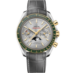 超霸<span class="nowrap">系列</span> 44.25毫米, 精钢-黄色18 k金表壳 搭配 皮表带 - 30423445206001