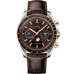 超霸<span class="nowrap">系列</span> 44.25毫米, 精钢-Sedna™ 18k金表壳 搭配 皮表带 - 30423445213001