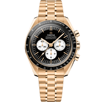 超霸系列 专业月<span class="nowrap">球表</span> 42毫米, Moonshine 18K金表壳 搭配 Moonshine 18K金表链 - 31060425001002