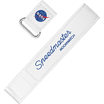 两件式<span class="nowrap">表带</span> - 超霸月球表白色VELCRO®Brand表带2件套 - 032CWZ016041w