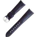 两件式<span class="nowrap">表带</span> - 蓝色鳄鱼皮表带，搭配针扣 - 032CUZ008444W