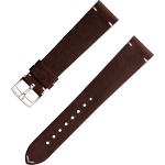 两件式<span class="nowrap">表带</span> - 棕色皮表带，搭配针扣 - 032CUZ006677W