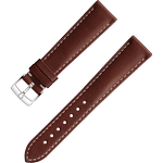 两件式<span class="nowrap">表带</span> - 棕色皮表带，搭配针扣 - 98000409W