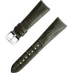 两件式<span class="nowrap">表带</span> - 深绿色鳄鱼皮表带，搭配针扣 - 032CUZ011086W