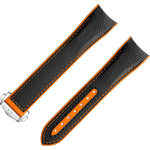 两件式<span class="nowrap">表带</span> - 黑色橡胶表带，搭配折叠表扣，适用于海马系列海洋宇宙600米腕表 - 032CVZ005087W