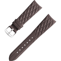 两件式<span class="nowrap">表带</span> - 灰棕色皮表带，搭配针扣 - 032CUZ011294W