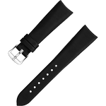 两件式<span class="nowrap">表带</span> - 科技缎面黑色表带，搭配针扣 - 032CWZ010000W